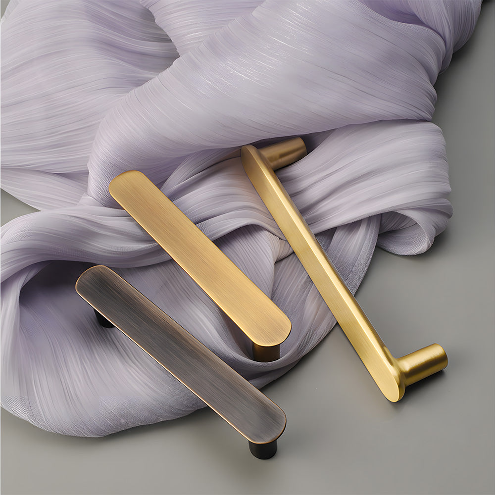 Minimalist Solid Brass Cupboard Pulls Cabinet Handles