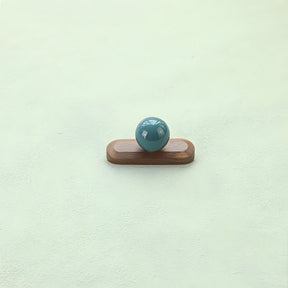 Playful Wooden Cabinet Handles with Sphere Ball Knobs