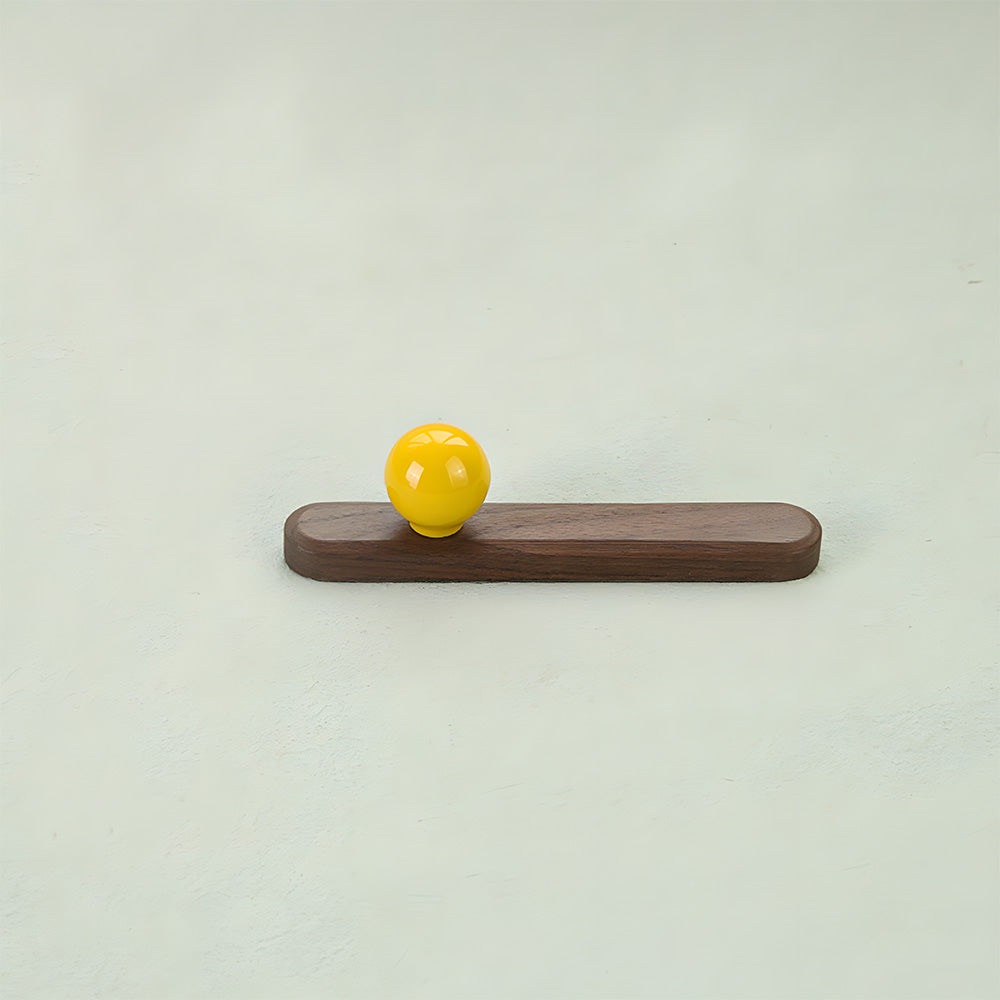 Playful Wooden Cabinet Handles with Sphere Ball Knobs