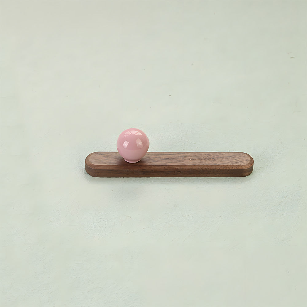 Playful Wooden Cabinet Handles with Sphere Ball Knobs