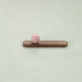 Playful Wooden Cabinet Handles with Sphere Ball Knobs