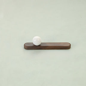 Playful Wooden Cabinet Handles with Sphere Ball Knobs