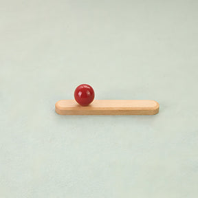 Playful Wooden Cabinet Handles with Sphere Ball Knobs