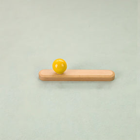 Playful Wooden Cabinet Handles with Sphere Ball Knobs