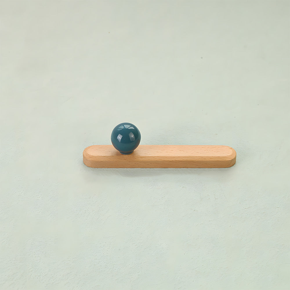 Playful Wooden Cabinet Handles with Sphere Ball Knobs