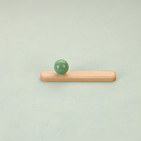 Playful Wooden Cabinet Handles with Sphere Ball Knobs