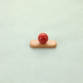 Playful Wooden Cabinet Handles with Sphere Ball Knobs