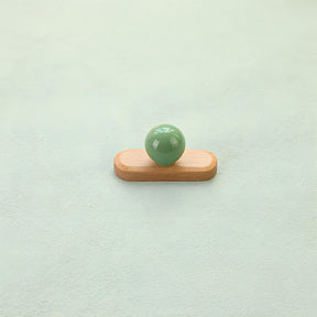 Playful Wooden Cabinet Handles with Sphere Ball Knobs