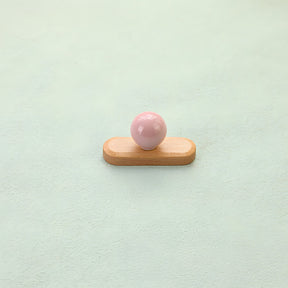 Playful Wooden Cabinet Handles with Sphere Ball Knobs