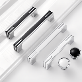 Modern Unique Chrome Kitchen Cabinet Handles