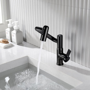 Intelligent Digital Display Hot And Cold Basin Tap_Black