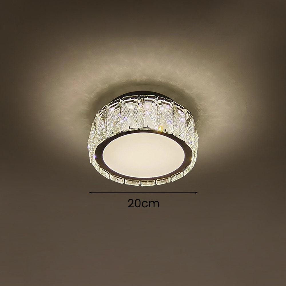 Luxury Crystal Hallway Flush Mount Ceiling Lights
