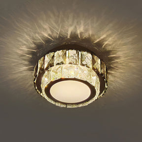 Luxury Crystal Hallway Flush Mount Ceiling Lights