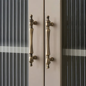 Vintage Brass Wardrobe Cabinet Door Handles