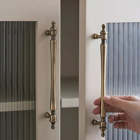 Vintage Brass Wardrobe Cabinet Door Handles