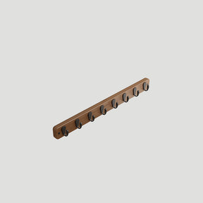 Decorative Pebble Solid Wood Walnut Wall Hooks