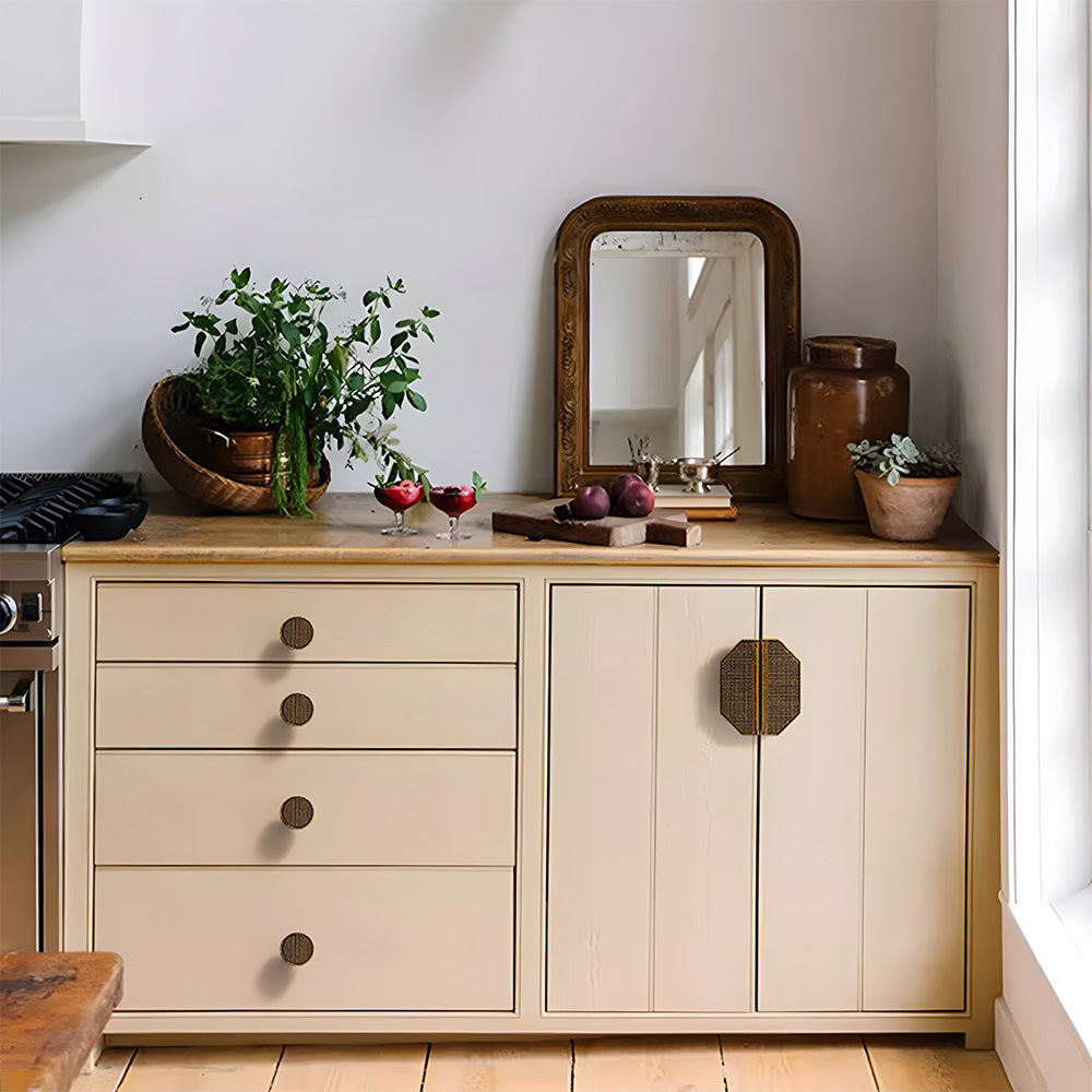 Modern Textured Knurled Cupboard Handles