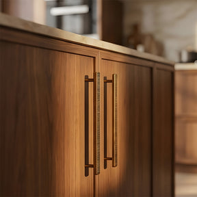 Modern Textured Knurled Cupboard Handles