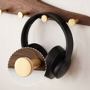 Mountain Shape Solid Wood Wall Hooks