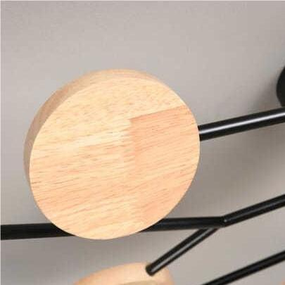 Modern Round Branch Type LED Semi-Recessed Ceiling Light