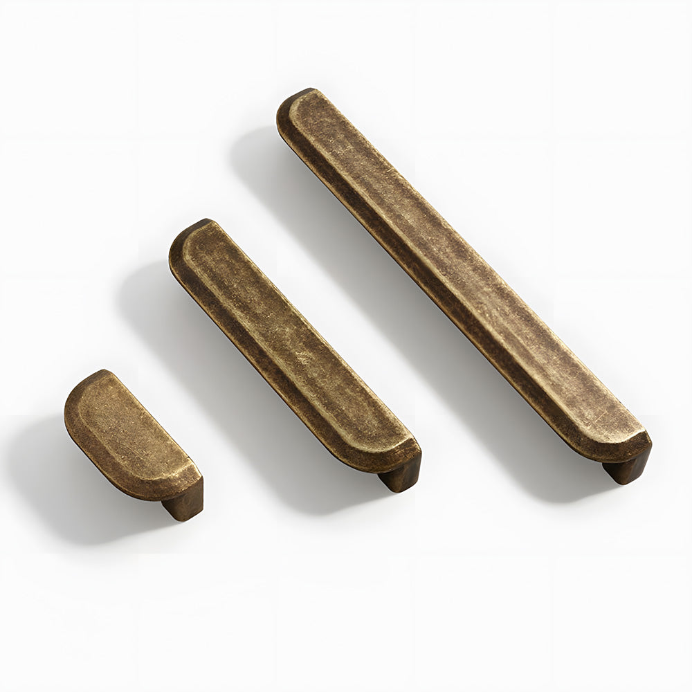Vintage Antique Bronze Brass Drawer Handles