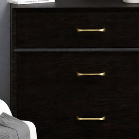 Elegant Solid Brass Ribbed D-Bar Kitchen Cabinet Handles