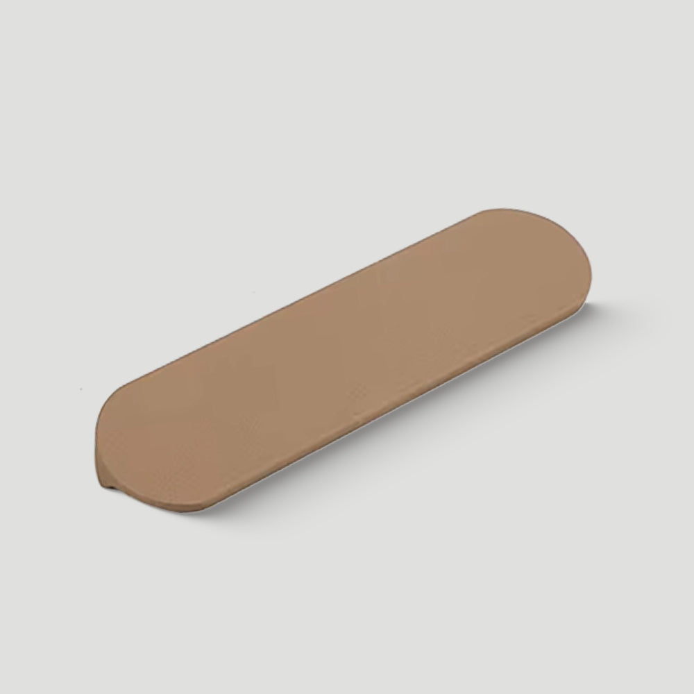 Elegant Round Corner Hidden Drawer Finger Edge Handles