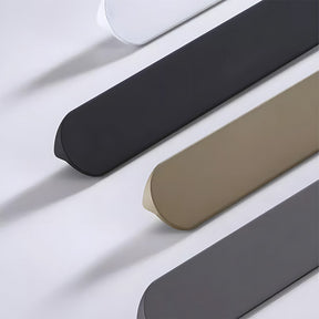 Elegant Round Corner Hidden Drawer Finger Edge Handles