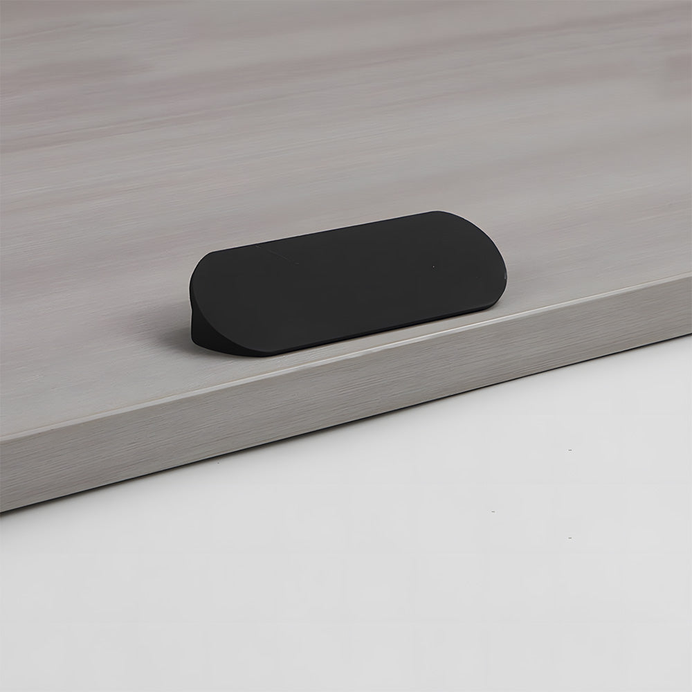 Elegant Round Corner Hidden Drawer Finger Edge Handles