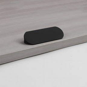 Elegant Round Corner Hidden Drawer Finger Edge Handles