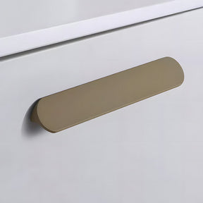Elegant Round Corner Hidden Drawer Finger Edge Handles