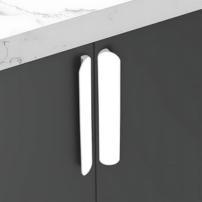 Elegant Round Corner Hidden Drawer Finger Edge Handles