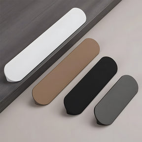Elegant Round Corner Hidden Drawer Finger Edge Handles
