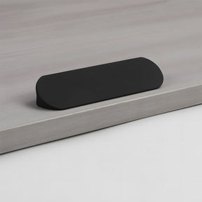 Elegant Round Corner Hidden Drawer Finger Edge Handles