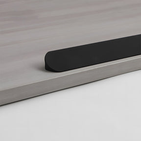 Elegant Round Corner Hidden Drawer Finger Edge Handles