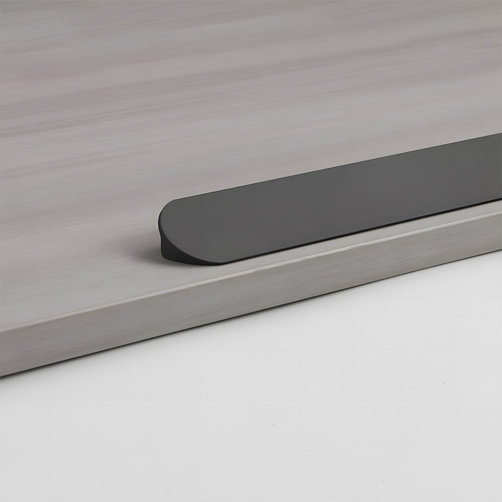 Elegant Round Corner Hidden Drawer Finger Edge Handles