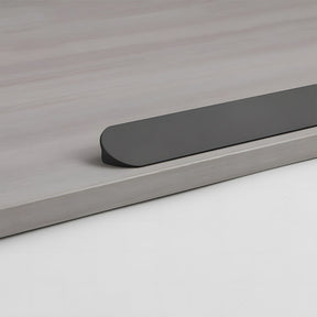 Elegant Round Corner Hidden Drawer Finger Edge Handles