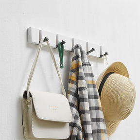Modern Foldable Bamboo Wall Mounted Hooks for Wall