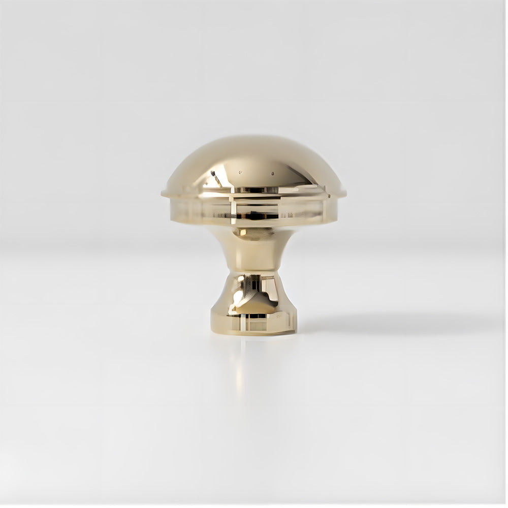 Retro Elegant Polished Brass Wardrobe Cabinet Pulls
