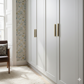 Simple Bronze Brass Cabinet Handles For Kitchen