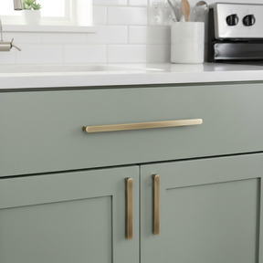 Simple Bronze Brass Cabinet Handles For Kitchen