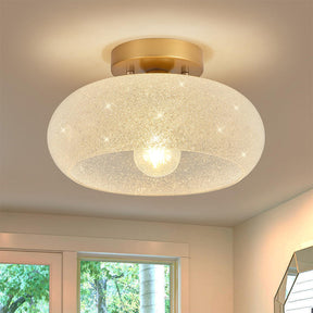 Modern Round Glass Living Room Ceiling Lights