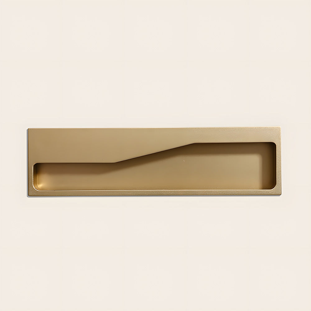 Modern Recessed Flush Pull Handles for Wardrobes
