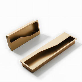 Modern Recessed Flush Pull Handles for Wardrobes