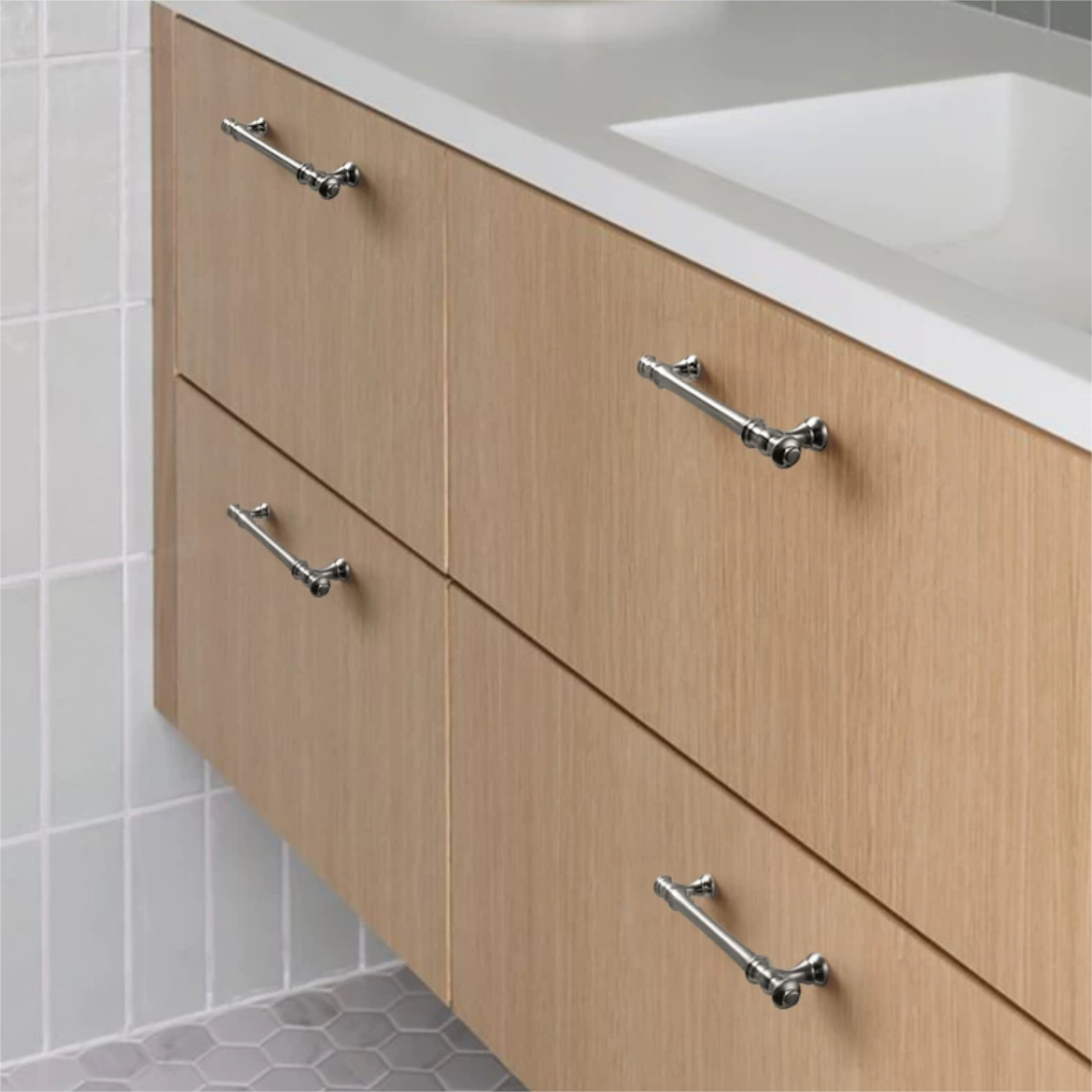 Modern Simple European Cabinet Door Drawer Handle