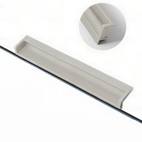 Minimalist Aluminum Alloy Hidden Kitchen Cupboard Finger Pulls
