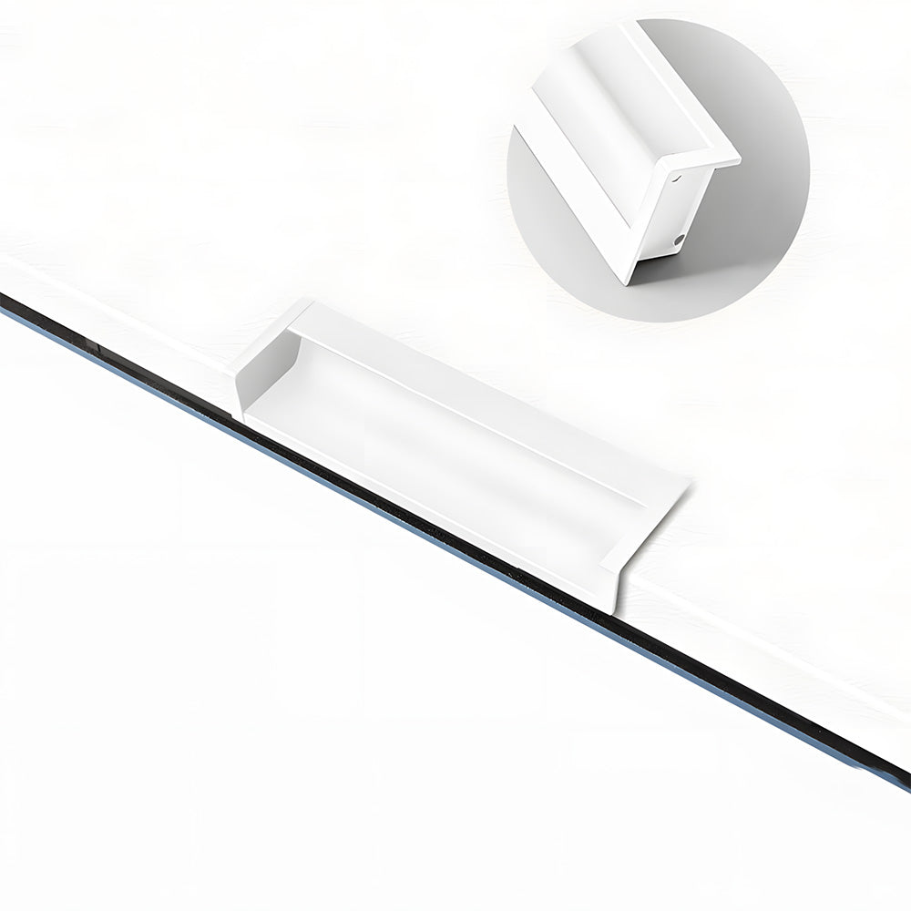 Minimalist Aluminum Alloy Hidden Kitchen Cupboard Finger Pulls