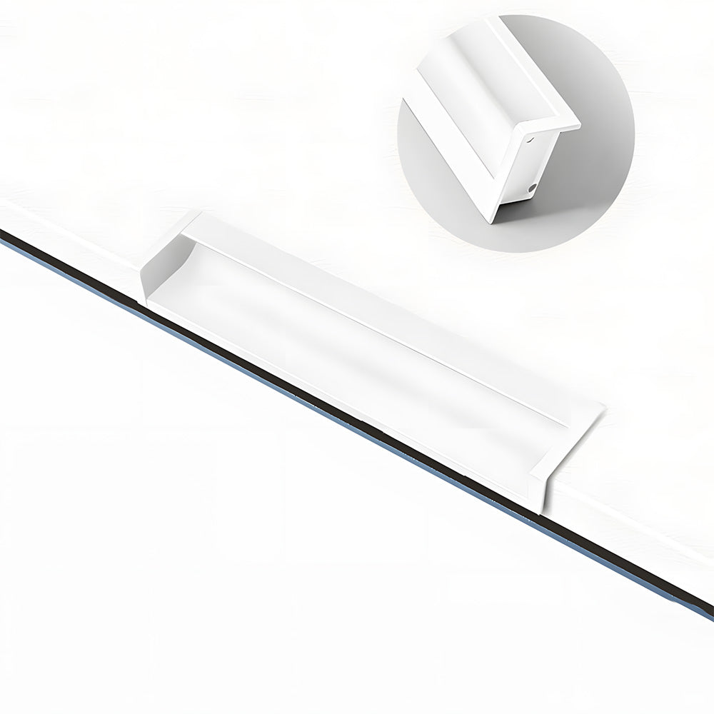 Minimalist Aluminum Alloy Hidden Kitchen Cupboard Finger Pulls