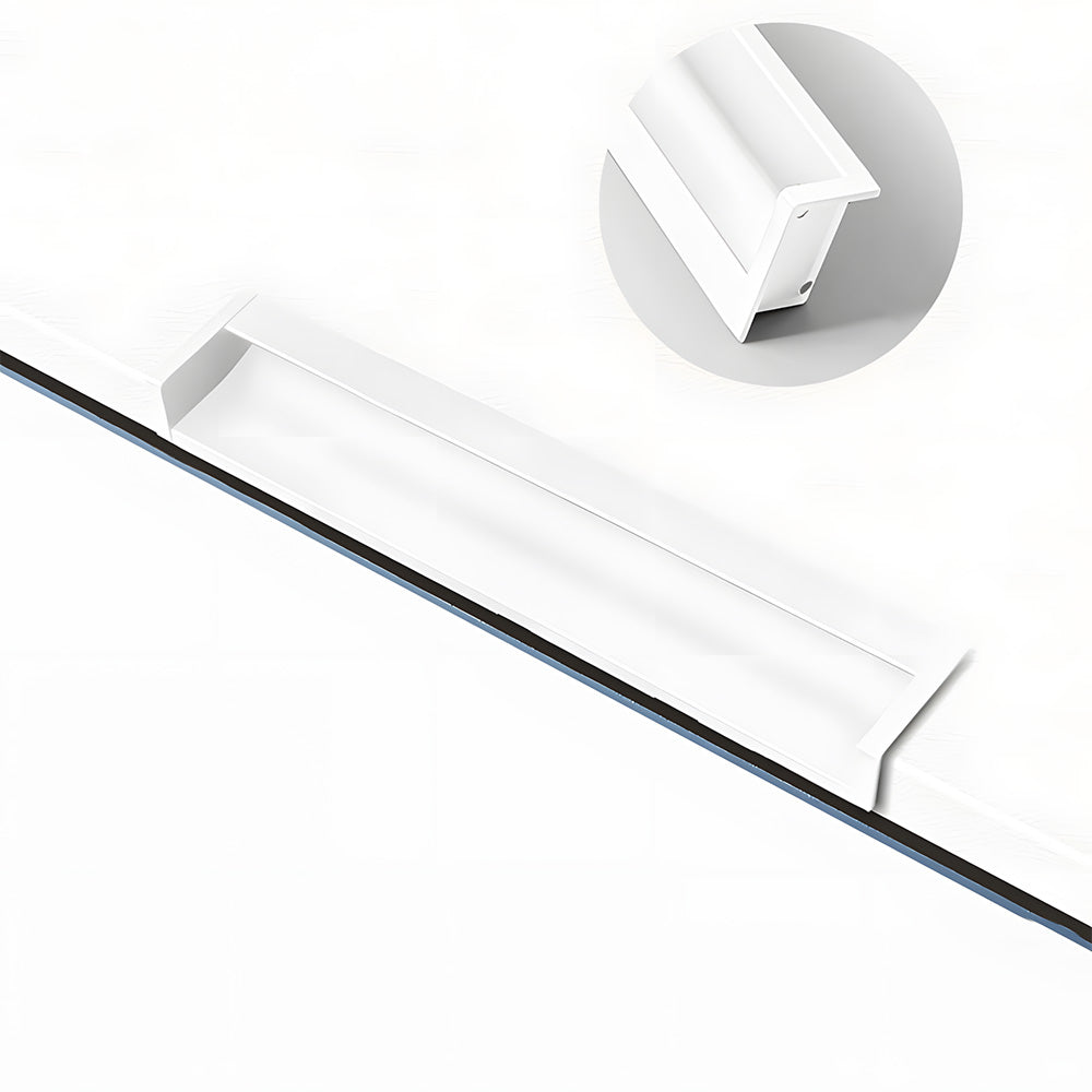 Minimalist Aluminum Alloy Hidden Kitchen Cupboard Finger Pulls