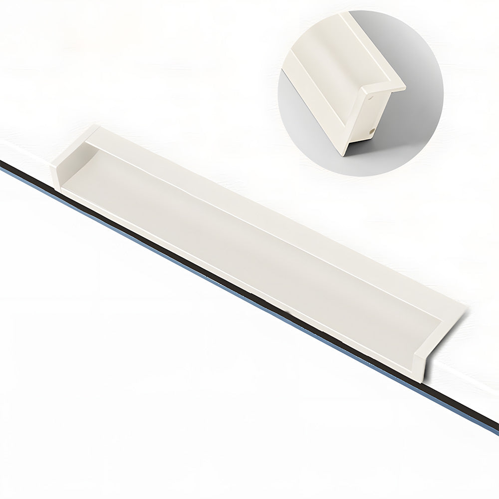 Minimalist Aluminum Alloy Hidden Kitchen Cupboard Finger Pulls